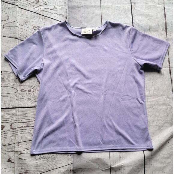 Kathie Lee T Shirt Size Medium Light Purple - Picture 1 of 5